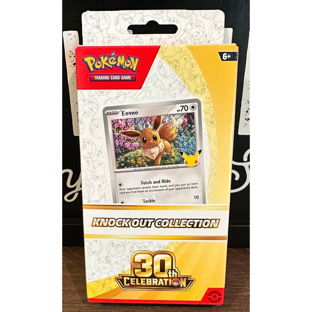 Pokemon TCG 30th Anniversary Knockout Collection Eevee Foil Sealed Box